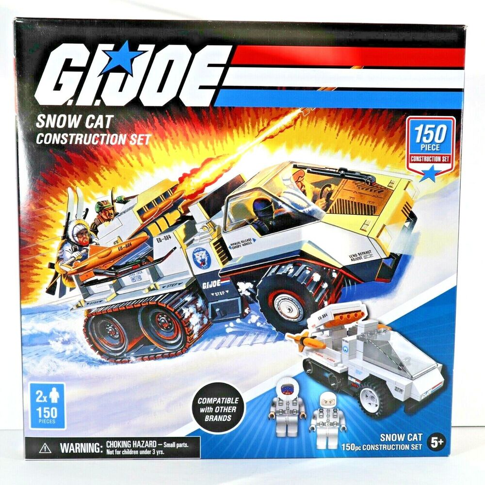 GI JOE SNOW CAT CONSTRUCTION SET HASBRO FOREVER CLEVER 150 PIECE 2020